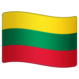 🇱🇹 Bandera de Lituania Emoji en WhatsApp