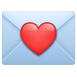 Love Letter Emoji on WhatsApp