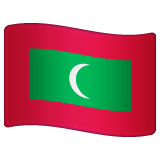 Flagge der Malediven Emoji WhatsApp