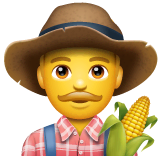 Man Farmer Emoji on WhatsApp