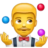 🤹‍♂️ Jonglierender Mann Emoji auf WhatsApp