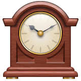 Mantelpiece Clock Emoji on WhatsApp