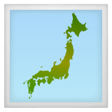 Map of Japan Emoji on WhatsApp