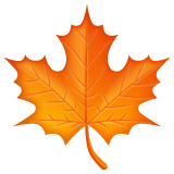 Maple Leaf Emoji on WhatsApp