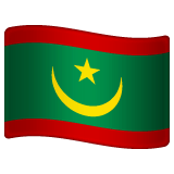 Bandiera della Mauritania Emoji WhatsApp