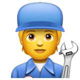 🧑‍🔧 Mechaniker(in) Emoji auf WhatsApp