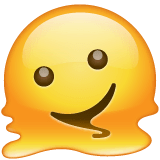🫠 Schmelzendes Gesicht Emoji auf WhatsApp