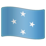 Flag: Micronesia Emoji on WhatsApp