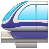 🚝 Monorail Emoji on WhatsApp