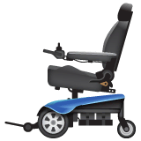 🦼 Моторизованное кресло-коляска Эмодзи в WhatsApp