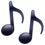 Musical Notes Emoji on WhatsApp
