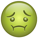 🤢 Nauseated Face Emoji on WhatsApp