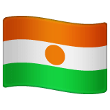 Bandera de Níger Emoji WhatsApp