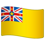 Bandera de Niue on WhatsApp