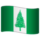 Flaga Wyspy Norfolk on WhatsApp