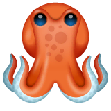 Octopus Emoji on WhatsApp