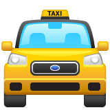🚖 Heranfahrendes Taxi Emoji auf WhatsApp