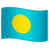 Vlag Van Palau on WhatsApp