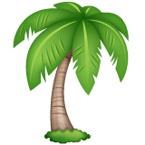 Palm Tree Emoji on WhatsApp
