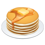 Pancakes Emoji on WhatsApp