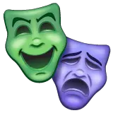 🎭 Theatermasken Emoji auf WhatsApp
