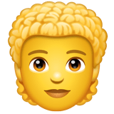 🧑‍🦱 Pessoa com cabelo encaracolado Emoji nos WhatsApp
