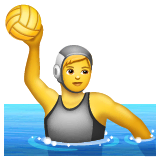 Person, die Wasserball spielt Emoji WhatsApp