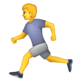 Person Running on WhatsApp