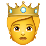 🫅 Pessoa com Coroa Emoji nos WhatsApp
