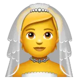 👰 Sposa Emoji su WhatsApp