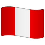 Bandiera del Perù on WhatsApp