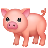 Pig Emoji on WhatsApp