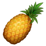 Pineapple Emoji on WhatsApp