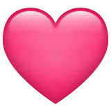 Pink Heart on WhatsApp