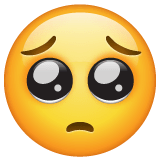 🥺 Bittendes Gesicht Emoji auf WhatsApp