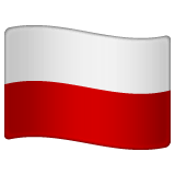 🇵🇱 Flagge von Polen Emoji auf WhatsApp