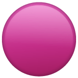 Purple Circle Emoji on WhatsApp
