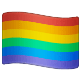 Regenbogenflagge Emoji WhatsApp