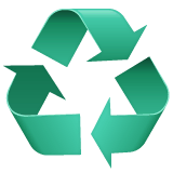 ♻️ Simbolo riciclaggio Emoji su WhatsApp