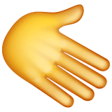 🫱 Nach rechts weisende Hand Emoji auf WhatsApp