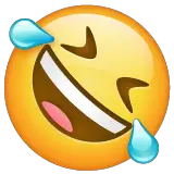 Rolling on the Floor Laughing Emoji on WhatsApp