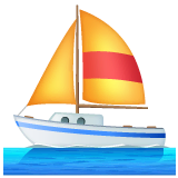 Sailboat Emoji on WhatsApp