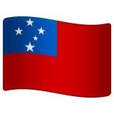 🇼🇸 Flagge von Samoa Emoji auf WhatsApp