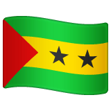 🇸🇹 Bandera de Santo Tomé y Príncipe Emoji en WhatsApp