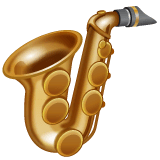 Saxophone Emoji on WhatsApp