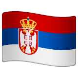 Vlag Van Servië on WhatsApp