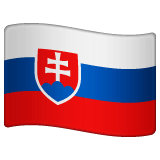 Bandeira da Eslováquia Emoji WhatsApp