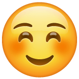 ☺️ Lächelndes Gesicht Emoji auf WhatsApp