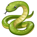 Змея Эмодзи в WhatsApp