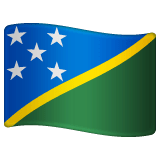 Флаг Соломоновых островов Эмодзи в WhatsApp